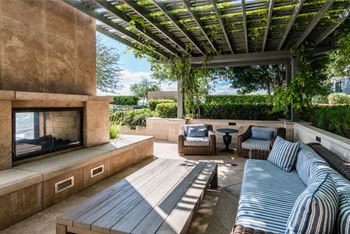 Outdoor Fireplace at Northshore Austin, Austin, TX, 78701